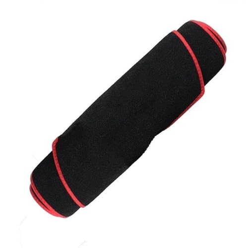 YYTEMD Autodekoration Armaturenbrettabdeckung Schutzpolster Auto-Armaturenbrett Sonnenschutz Teppich Anti-Rutsch-Matte Für Opel Für Astra K 2016 2017 2018 2019(Red-a RHD,Without HUD) von YYTEMD
