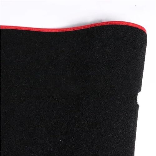 YYTEMD Autodekoration Auto Anti-Rutsch-Matte Armaturenbrett Abdeckung Pad Sonnenblende Armaturenbrett Schutz Teppich Für Hyundai Für Santa Fe 2007-2012 cm(Rosso,LHD) von YYTEMD