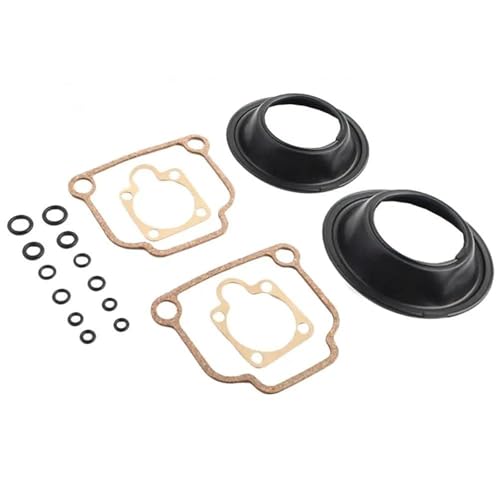 YYTEMD Membrandichtungssatz 32mm Für Bing CV Motorrad Vergaser Reparatur Kit Für B&MW R100G R100R R100RS R100RT R45 R65 R65LS R75 R80 R80GS R80R von YYTEMD