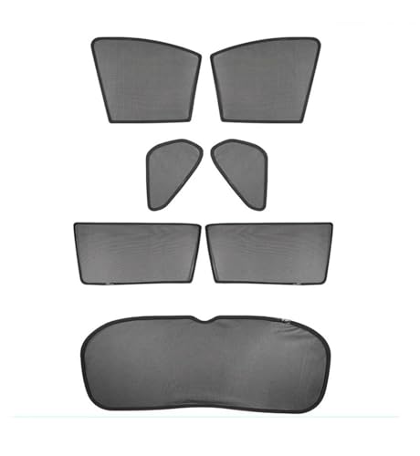 YYTEMD Sonnenschutz Auto-Seitenfenster-Sonnenschutz, Sichtschutz, Fenstervorhang, Visierteile Für RAV4 XA50 2020 2021 2022 2023 2024(Type 11) von YYTEMD