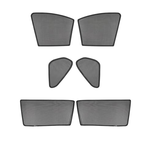 YYTEMD Sonnenschutz Auto-Seitenfenster-Sonnenschutz, Sichtschutz, Fenstervorhang, Visierteile Für RAV4 XA50 2020 2021 2022 2023 2024(Type 6) von YYTEMD