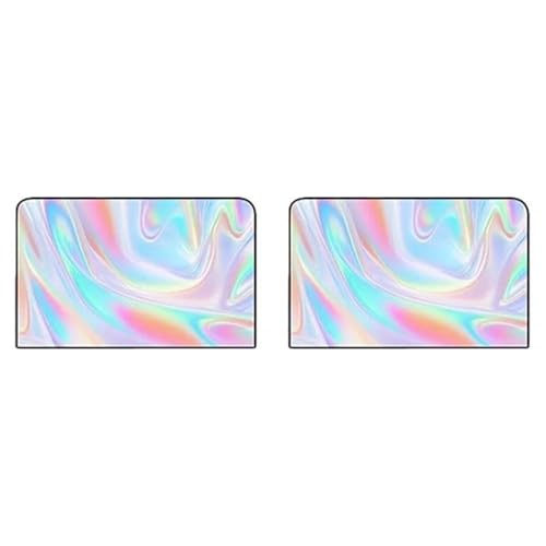 YYTEMD Sonnenschutz Auto Seitenfenster Sonnenschutz Magnet Sichtschutz Vorhänge Blendschutz Block Protector Sonnenschutz Wärmedämmung Schatten(Rear 2PCS) von YYTEMD