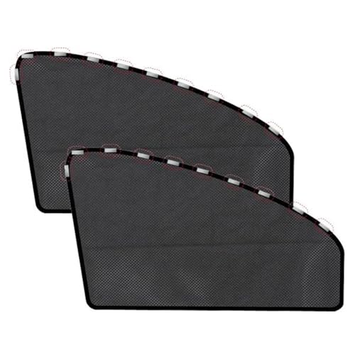 YYTEMD Sonnenschutz Auto Sonnenschutz Anti Front Heckscheibe Sonnenschutzdach Wärmedämmplatte Blackout Mesh Screen Auto Sichtschutz Vorhang(Front 2pcs) von YYTEMD