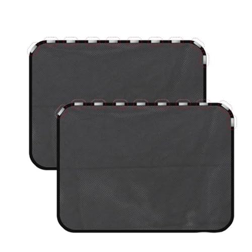 YYTEMD Sonnenschutz Auto Sonnenschutz Anti Front Heckscheibe Sonnenschutzdach Wärmedämmplatte Blackout Mesh Screen Auto Sichtschutz Vorhang(Rear 2pcs) von YYTEMD