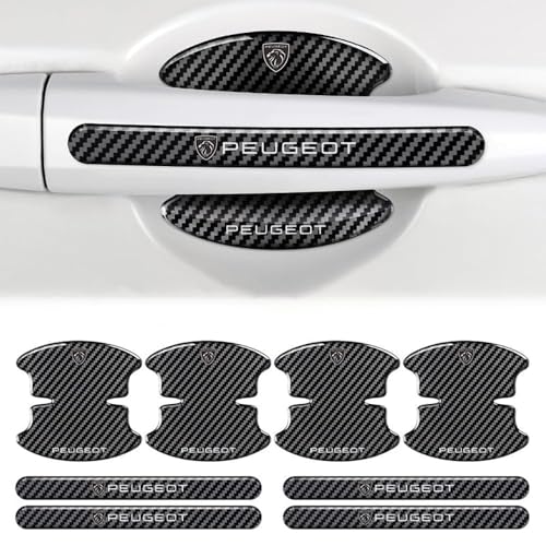 YYTERI Pack of 8 Car Door Handle Protective Film for Peugeot 5008 2017-2023 Car Door Handle Sticker Anti Scratch Door Bowl Protection Car Parts,B von YYTERI