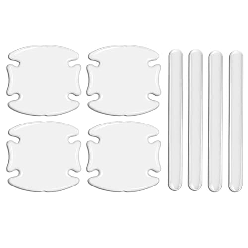 YYTERI Pack of 8 Car Door Handle Protective Film for Toyota Land Cruiser Prado 90 120 150 155 Car Door Handle Sticker Anti Scratch Door Bowl Protection Car Parts,A von YYTERI