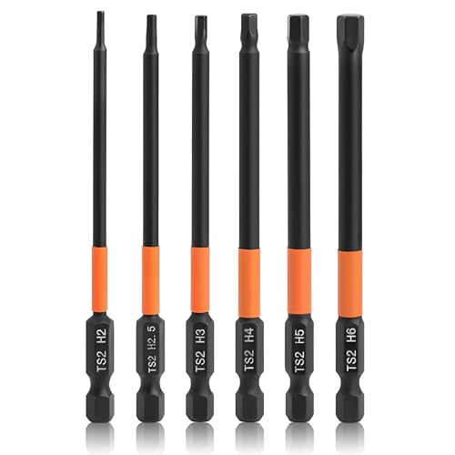 Sechskant Bit Set 100mm Lang Hex Innensechskant Bit Set H2-H6 Magnetische Hexagon Innensechskant Schraubendreher Lange Bits Sechskant Bit Set 100mm Lang Hex Innensechskant Bit Set H2-H6 Magnetische Hexagon Innensechskant Schraubendreher Lange Bits von YYTOL
