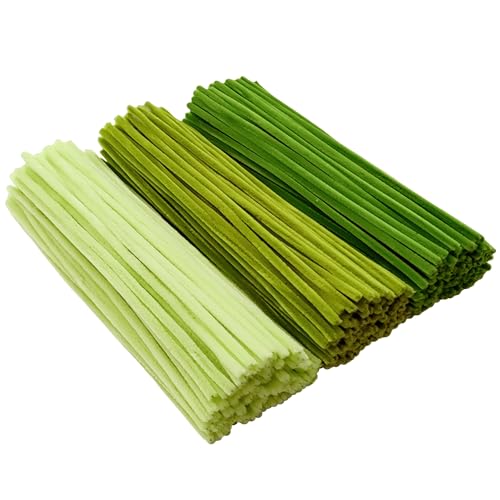 YYUENGTAK 300 Stück Grün Pfeifenputzer zum Basteln,Pfeifenreiniger basteln,3 Verschiedene Grün Chenilledraht 6 mm x 30 cm,Pipe Cleaner Basteln set für DIY Handwerksprojekte und Dekorieren YYUENGTAK 300 Stück Grün Pfeifenputzer zum Basteln,Pfeifenreiniger basteln,3 Verschiedene Grün Chenilledraht 6 mm x 30 cm,Pipe Cleaner Basteln set für DIY Handwerksprojekte und Dekorieren von YYUENG TAK