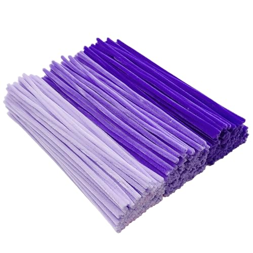 YYUENGTAK 300 Stück Violett Pfeifenputzer zum Basteln,Pfeifenreiniger basteln,3 Verschiedene Violett Chenilledraht 6 mm x 30 cm,Pipe Cleaner Basteln set für DIY Handwerksprojekte und Dekorieren YYUENGTAK 300 Stück Violett Pfeifenputzer zum Basteln,Pfeifenreiniger basteln,3 Verschiedene Violett Chenilledraht 6 mm x 30 cm,Pipe Cleaner Basteln set für DIY Handwerksprojekte und Dekorieren von YYUENG TAK
