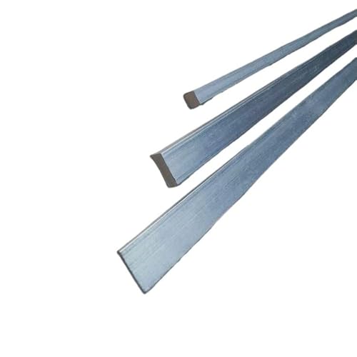 1 Stück 6061 Aluminium-Flachstange – 10–12 mm dick, 500 mm lang, vielseitiger Vollmetallvorrat for Industrie- und Heimwerkerprojekte(10x250mm) von YYULZO