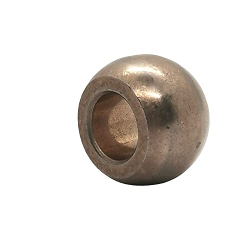 1 Stück Kupfer-Eisen-Kugellagerbuchse for Lüftermotoren und Waschmaschinen – 10 mm Bohrung, 20 mm Kugel, Modell S20x10x13 von YYULZO