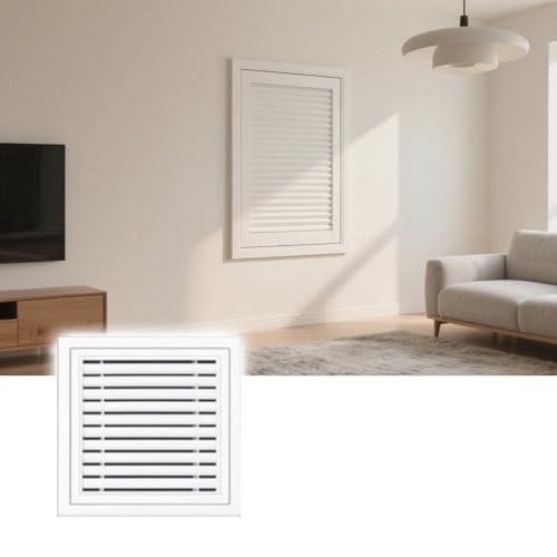 1 Stück Zugangsklappe mit Scharnier-Lamellen – weiße HVAC-Zugangstür for Sanitär- und Elektroinstallation, anpassbar(17x28in) von YYULZO