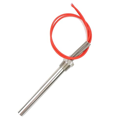 2 Stück 24 V 100 W/200 W Heizpatrone – 1/2 Zoll Gewinde, 16 mm, röhrenförmiges Tauchwasser-Heizelement for 3D-Druck, Automobil(100w 16x150mm) von YYULZO