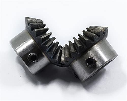 2 Stück 3-Modul-Kegelräder mit 20 Zähnen – 90-Grad-Stahlzahnräder for präzise mechanische Anwendungen(16mm bore 20 Teeth) von YYULZO