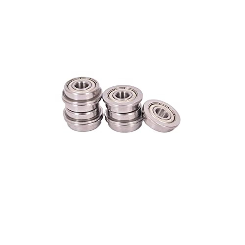 50 Stück/100 Stück/500 Stück F686ZZ Flansch-Rillenkugellager 6 x 13 x 5 mm – Premium-Miniaturlager(100pcs) von YYULZO