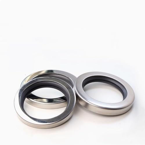 Doppellippen-Öldichtung aus Edelstahl PEFT – Hochtemperaturbeständiger und langlebiger Dichtungsring for Gaskompressoren und Maschinen – 1 Stück(20x30x8) von YYULZO