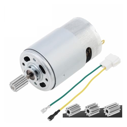YYVFLAUX 10 Teeth RS550 DC Electronic Starter High Speed Electronic Starter Ride On Car SUV Parts 18000RPM FINE Teeth_12V von YYVFLAUX