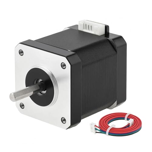 YYVFLAUX 17 Stepper Electronic Starter Electronic Starter Bipolar Stepper Electronic Starter for DIY CNC 3D Printer with 1M Cable and Connector 42HS28 0.8A 24N.cm von YYVFLAUX