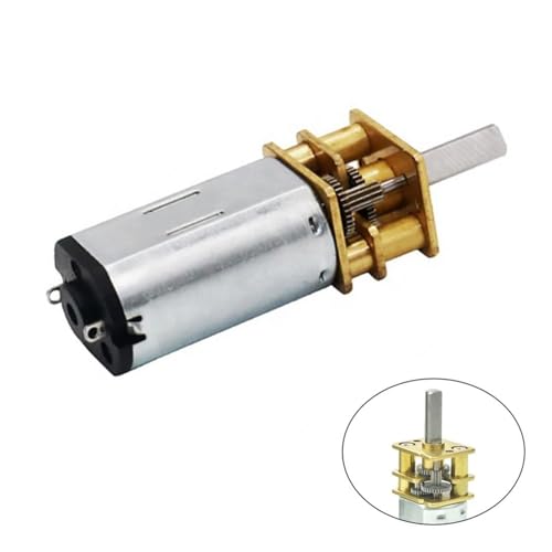 YYVFLAUX DC 12V N20 Metal Gear Electronic Starter with Gear Wheel Gearbox Reducer Electronic Starter DIY Toy 200 RPM von YYVFLAUX