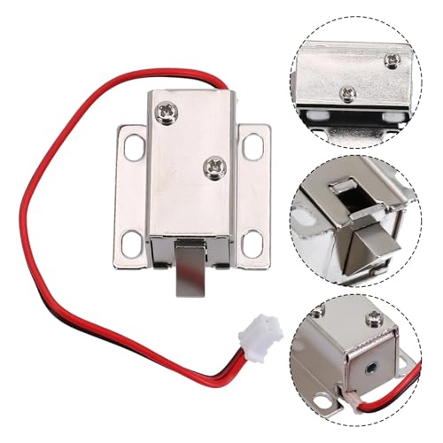 YYVFLAUX DC 12V Solenoid Lock Tongue Upward Assembly for Door Cabinet Drawer Electromagnetic Bolt Lock Access Control Lock YYVFLAUX DC 12V Solenoid Lock Tongue Upward Assembly for Door Cabinet Drawer Electromagnetic Bolt Lock Access Control Lock von YYVFLAUX
