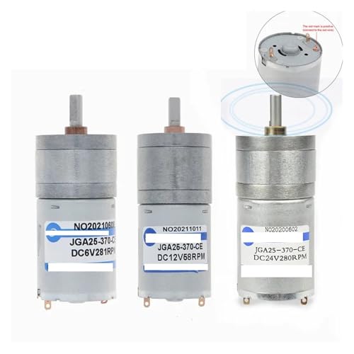 YYVFLAUX JGA25-370 Geared Electronic Starter DC6V/12V/24V Gear Electronic Starter High Torque Converter 171RPM_24V von YYVFLAUX