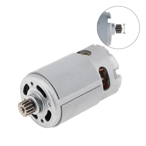 YYVFLAUX RS550 DC Motors Drill Electronic Starter with No Teeth High Torque Gear Box for Drill 13 Teeth 18V von YYVFLAUX