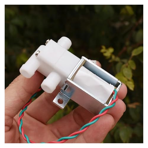 YYVFLAUX Small 2-Position 3-Way Solenoid Valve AM0860GW NO/NC DC5V Water Air Flow Control Valve von YYVFLAUX