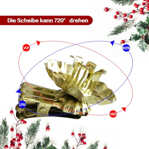 20 Stück Baumkerzenhalter Clip Mini Kerzenhalter für Weihnachtsbaum Kerzenhalter Christbaum Kerzenhalter für Weihnachten Hochzeit Geburtstag Feier Party Dekoration von YYaaTING