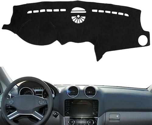 YYlong Armaturenbrett Abdeckung Pad Für Benz M Class W164 2006~2011 Auto Armaturenbrett vermeiden Lichtmatte Sonnenschutz Teppich Auto Dashboard Matte von YYlong