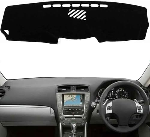 YYlong Armaturenbrett Abdeckung Pad Für Lexus IS200 IS250 IS350 IS300 is F 2006 2007-2013 Auto Armaturenbrett vermeiden Lichtmatte Sonnenschutz Teppich Auto Dashboard Matte von YYlong
