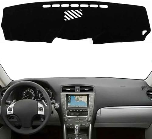 YYlong Armaturenbrett Abdeckung Pad Für Lexus IS200 IS250 IS350 IS300 is F 2006 2007-2013 Auto Armaturenbrett vermeiden Lichtmatte Sonnenschutz Teppich Auto Dashboard Matte von YYlong