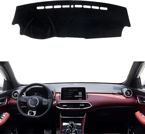 YYlong Armaturenbrett Abdeckung Pad Für MG HS 2018 2019 2020 2021 Auto Armaturenbrett vermeiden Lichtmatte Sonnenschutz Teppich Auto Dashboard Matte von YYlong