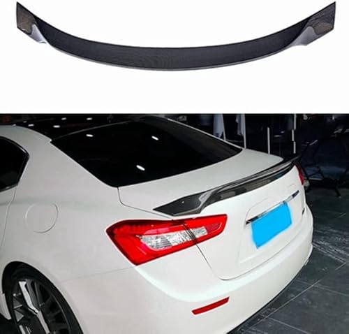 YYlong Auto Heckspoiler für Maserati Ghibli 3.0T S Q4 2014 2015 2016 Spoiler Heckflügel Kofferraumspoiler Heckflügel Auto Heckstoßstange Lippe Diffusor von YYlong