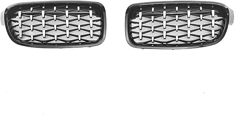 YYlong Auto Vordere Stoßstange Kühlergrill für BMW 3 Series F30 2013-2018 KüHlergrill Front Ersatz Hauben Grill Doppelsteg Sport Kühlergrill von YYlong