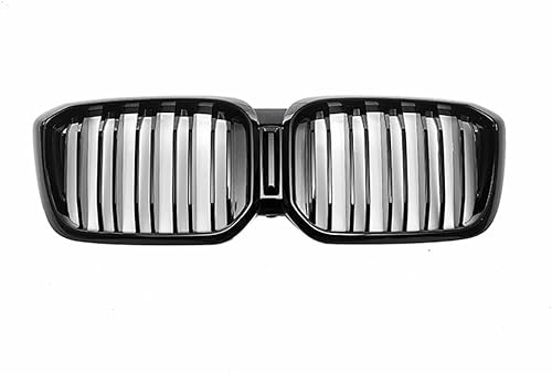 YYlong Auto Vordere Stoßstange Kühlergrill für BMW X3 (G01) 2022 KüHlergrill Front Ersatz Hauben Grill Doppelsteg Sport Kühlergrill von YYlong