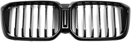 YYlong Auto Vordere Stoßstange Kühlergrill für BMW X3 (G01) 2022 KüHlergrill Front Ersatz Hauben Grill Doppelsteg Sport Kühlergrill von YYlong
