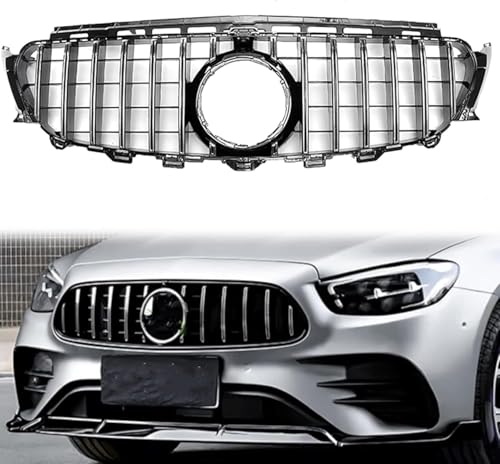 YYlong Auto Vordere Stoßstange Kühlergrill für Benz E Class W213 2016-2020 E200 E250 E300 E43 KüHlergrill Front Ersatz Hauben Grill Doppelsteg Sport Kühlergrill YYlong Auto Vordere Stoßstange Kühlergrill für Benz E Class W213 2016-2020 E200 E250 E300 E43 KüHlergrill Front Ersatz Hauben Grill Doppelsteg Sport Kühlergrill von YYlong