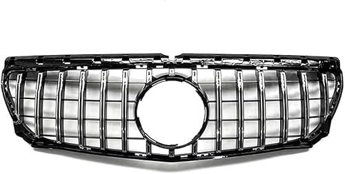 YYlong Auto Vordere Stoßstange Kühlergrill für Mercedes Benz B-Class (W246) Modified GT 2012-2014 KüHlergrill Front Ersatz Hauben Grill Doppelsteg Sport Kühlergrill von YYlong