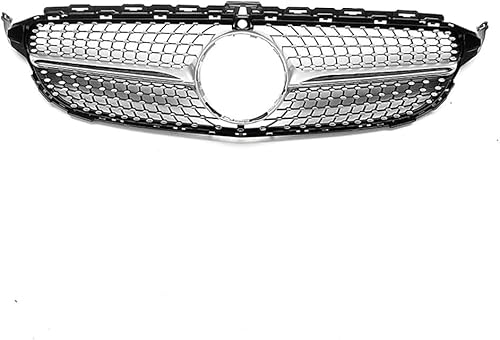 YYlong Auto Vordere Stoßstange Kühlergrill für Mercedes Benz C-Class W205 2015-2018 KüHlergrill Front Ersatz Hauben Grill Doppelsteg Sport Kühlergrill YYlong Auto Vordere Stoßstange Kühlergrill für Mercedes Benz C-Class W205 2015-2018 KüHlergrill Front Ersatz Hauben Grill Doppelsteg Sport Kühlergrill von YYlong