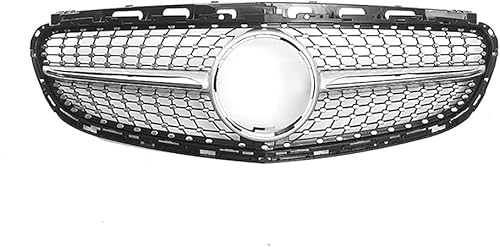 YYlong Auto Vordere Stoßstange Kühlergrill für Mercedes Benz E-Class (W212) 2014-2015 KüHlergrill Front Ersatz Hauben Grill Doppelsteg Sport Kühlergrill von YYlong