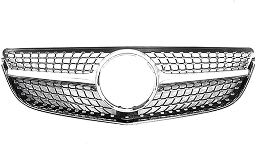 YYlong Auto Vordere Stoßstange Kühlergrill für Mercedes Benz E Class 2 Doors (W207) 2014-2016 KüHlergrill Front Ersatz Hauben Grill Doppelsteg Sport Kühlergrill von YYlong