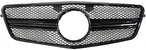 YYlong Auto Vordere Stoßstange Kühlergrill für Mercedes Benz E-Class W212 AM-G 2009-2012 KüHlergrill Front Ersatz Hauben Grill Doppelsteg Sport Kühlergrill von YYlong