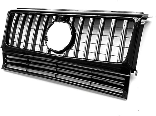YYlong Auto Vordere Stoßstange Kühlergrill für Mercedes Benz G-Class W463 Modified GT 2004-2018 KüHlergrill Front Ersatz Hauben Grill Doppelsteg Sport Kühlergrill YYlong Auto Vordere Stoßstange Kühlergrill für Mercedes Benz G-Class W463 Modified GT 2004-2018 KüHlergrill Front Ersatz Hauben Grill Doppelsteg Sport Kühlergrill von YYlong