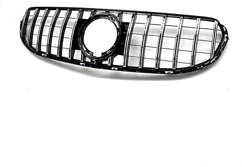 YYlong Auto Vordere Stoßstange Kühlergrill für Mercedes Benz GLC (X253) Dynamic Version GT 2020 KüHlergrill Front Ersatz Hauben Grill Doppelsteg Sport Kühlergrill von YYlong