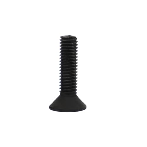 1 Stück M6 M8 M10 M12 Schwarz Grade 10.9 Stahl Sechskant Innensechskant Flache Senkschraube Schraube(35mm,M6 10pcs) von YZADSXCL