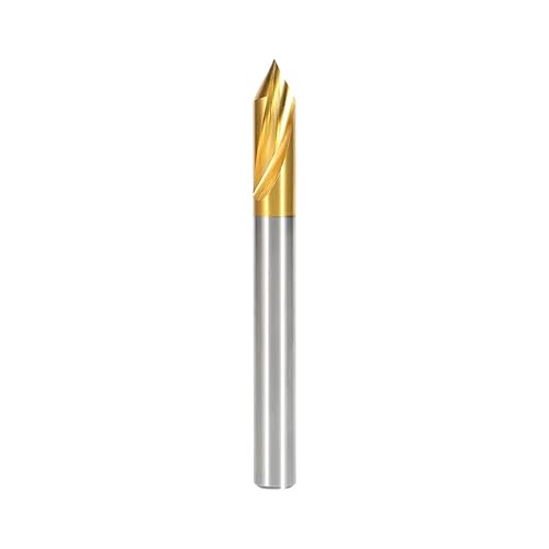 1 stück High-Speed ​​Stahl Zentrierbohrer Edelstahl Bit Legierung Fixpunktbohrer Titanbeschichteter Positionierungsbohrer(90 Degree,D14x115L) von YZADSXCL