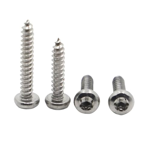 10/20 stücke M2.9 M3.5 M4.2 .8 304 Edelstahl Runde Flachkopf Torx Sechs Lappen Selbstschneidende Schraube(10mm,M2.9 20pcs) von YZADSXCL