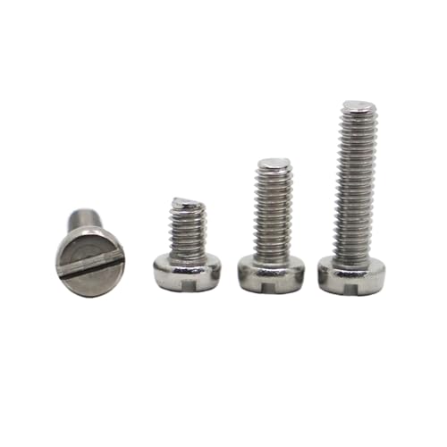 10 stücke M3 M4 M5 304 Edelstahl Schlitz Kappe Slot Spalte Runde Zylinderschraube Bolzen(6mm,M5 10pcs) von YZADSXCL