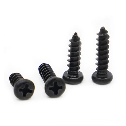 20/50 Stück M3 .5 M4 PA Micro Laptop Schrauben Flachkopf selbstschneidende elektronische kleine Holzschraube(16mm,M3.5 50pcs) von YZADSXCL