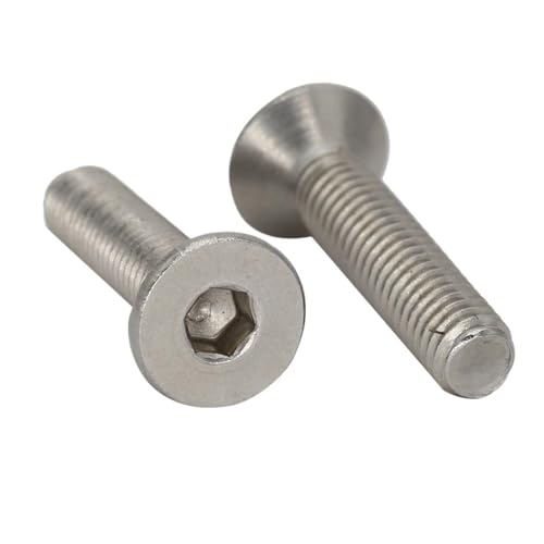 5 stücke M5 * 50 55 60 316 Edelstahl Bolzen Innensechskant flache CSK Senkkopfschraube(5Pcs 316ss M5x50) von YZADSXCL